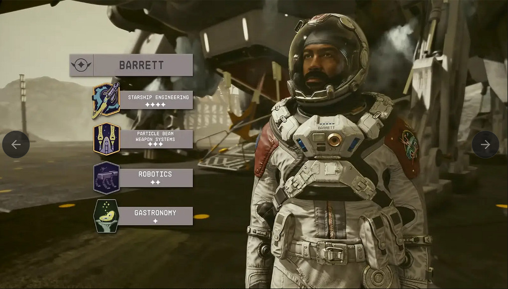 《星空》巴雷特人物介紹