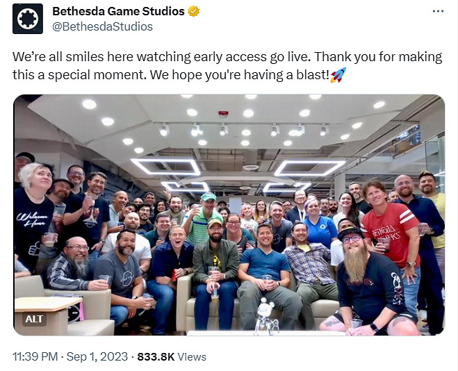 B社官推慶祝《星空》搶先體驗解鎖！曬團隊開心合照