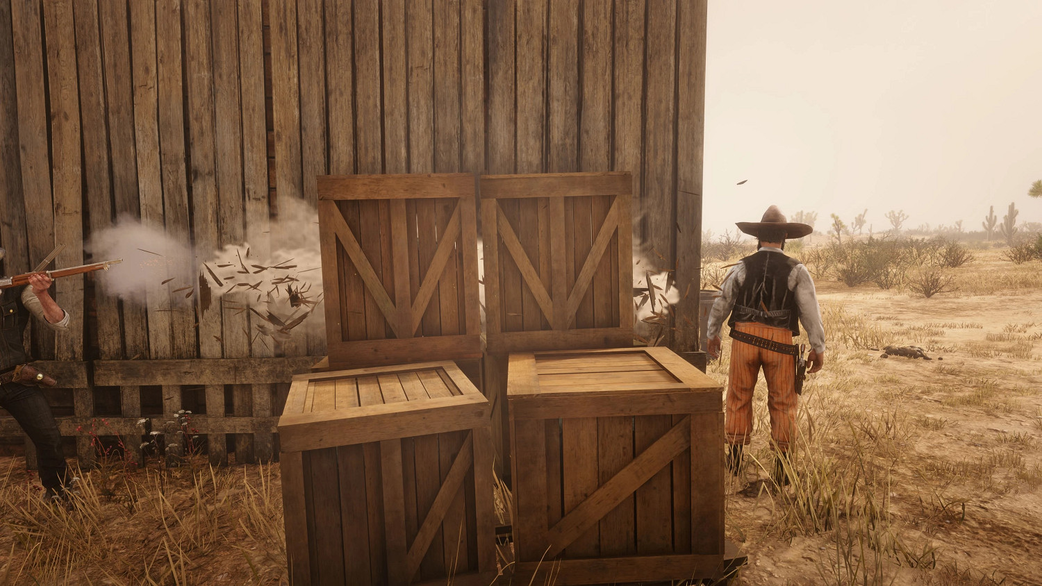 《荒野大鏢客2》超酷MOD發布：子彈可以穿透障礙物！