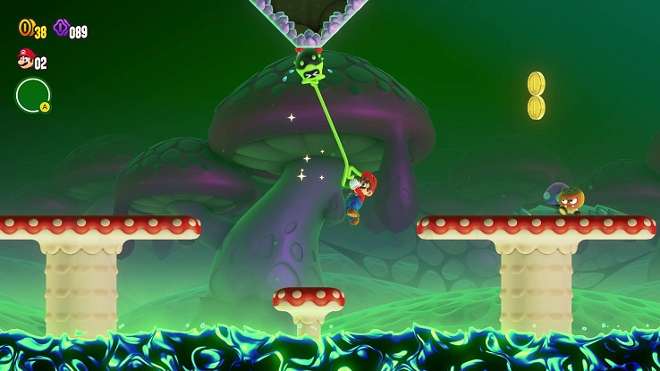 《超級瑪利歐：驚奇》遊戲地圖公布 7個區域各有不同!