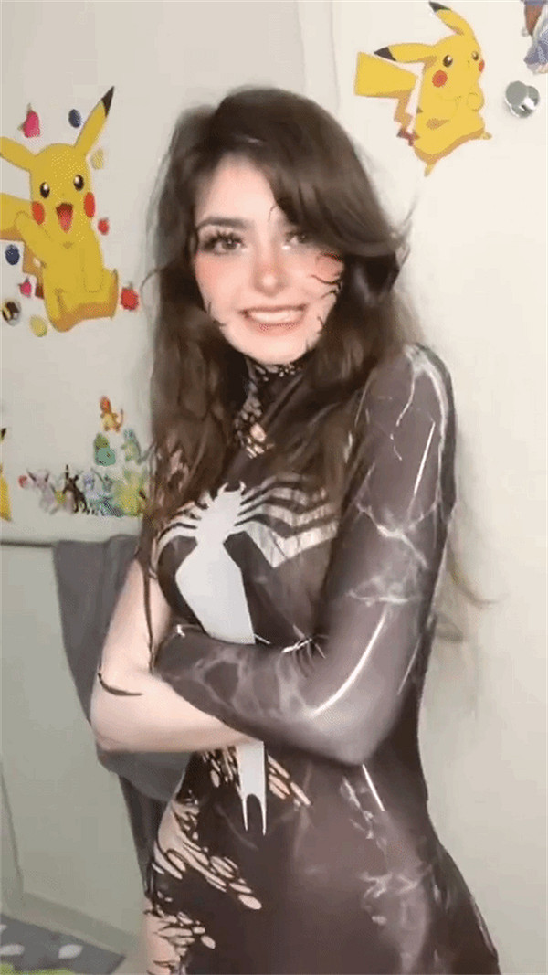 國外妹子cos《蜘蛛人2》毒液:性感撩人的半透明製服 國外妹子cos《蜘蛛人2》毒液:性感撩人的半透明製服