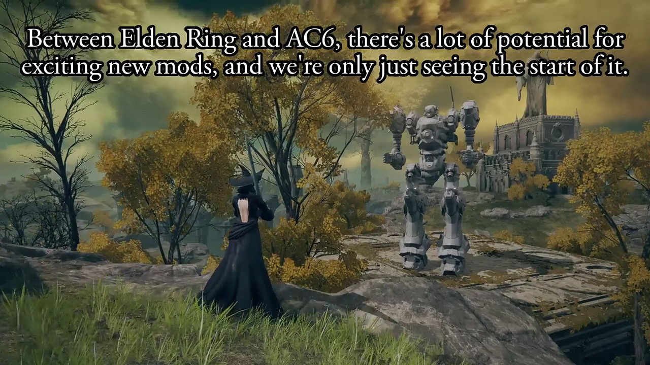 《艾爾登法環》植入機甲模型MOD！艾爾登法環裡機甲大戰