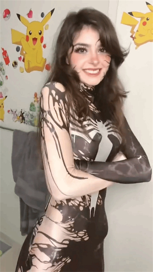 國外妹子cos《蜘蛛人2》毒液:性感撩人的半透明製服 國外妹子cos《蜘蛛人2》毒液:性感撩人的半透明製服