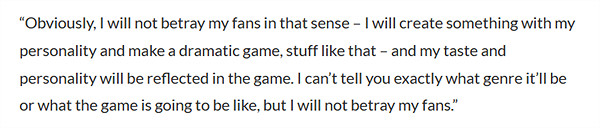 《人中之龍》製作人名越稔洋:新作將不會背叛粉絲的期望 《人中之龍》製作人名越稔洋:新作將不會背叛粉絲的期望