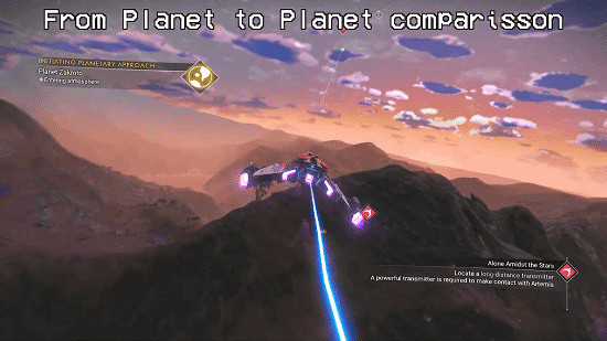 《星空》和《無人深空》星球間飛行影片對比:差別很大 《星空》和《無人深空》星球間飛行影片對比:差別很大