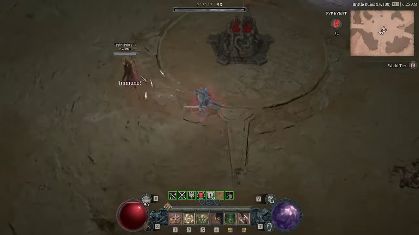 《暗黑破壞神4》出現BUG！玩家在PvP區域內“無敵”