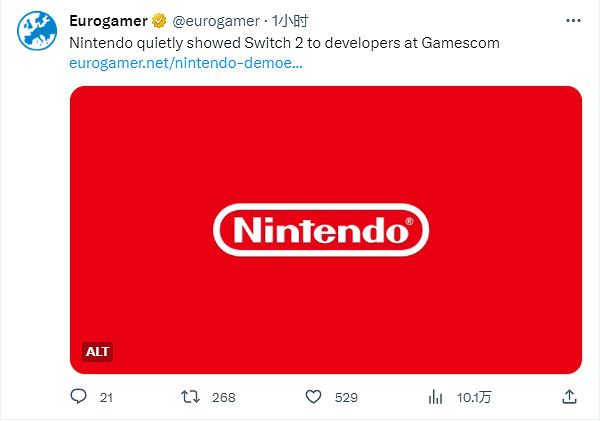 傳聞：任天堂已經進行“Switch 2”硬體規格閉門展示