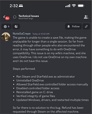 《星空starfield》無法創建存檔解決方法 《星空starfield》無法創建存檔解決方法