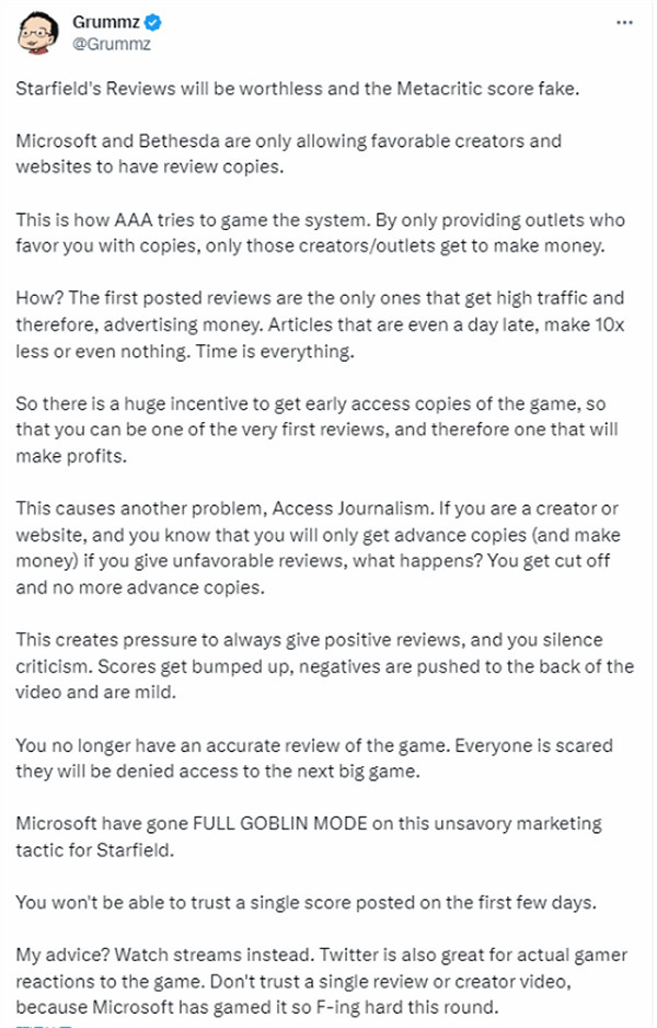 前暴雪製作人指責微軟:只向對其有利的媒體發放啟動碼