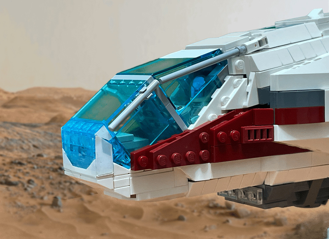 樂高迷創意之作！《星空》邊境飛船樂高模型格外吸睛