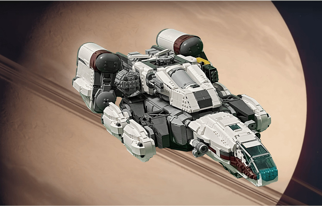 樂高迷創意之作！《星空》邊境飛船樂高模型格外吸睛