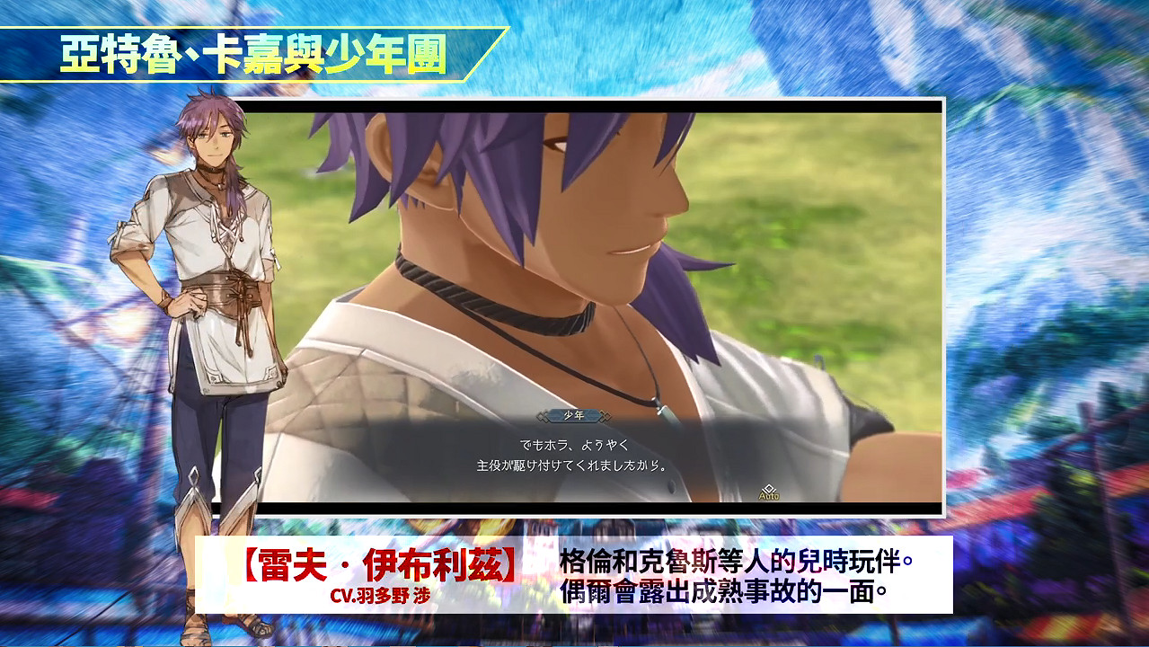 《伊蘇10》角色介紹PV公開！亞特魯 卡嘉 少年團登場