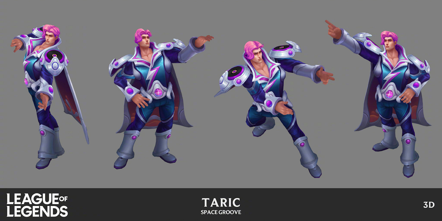 《英雄聯盟》“太空律動”皮膚 娜美概念設計圖公開