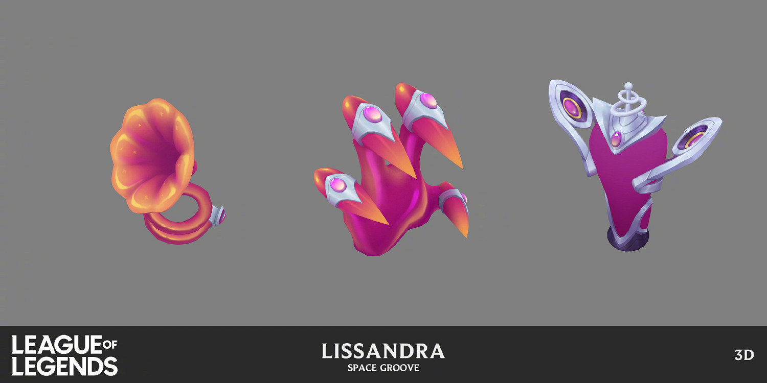 《英雄聯盟》“太空律動”皮膚 娜美概念設計圖公開