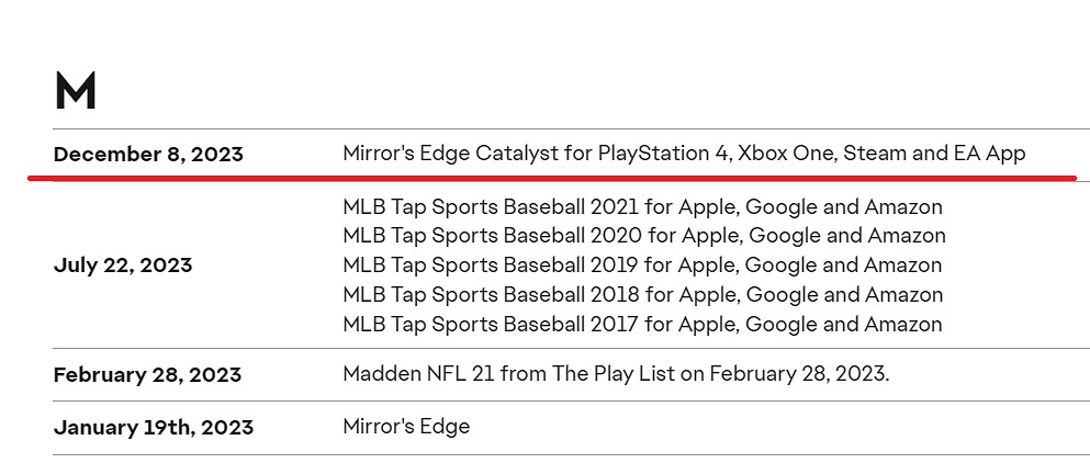 《末日之戰3》《鏡之邊緣:催化劑》伺服器12月8日關閉 《末日之戰3》《鏡之邊緣:催化劑》伺服器12月8日關閉