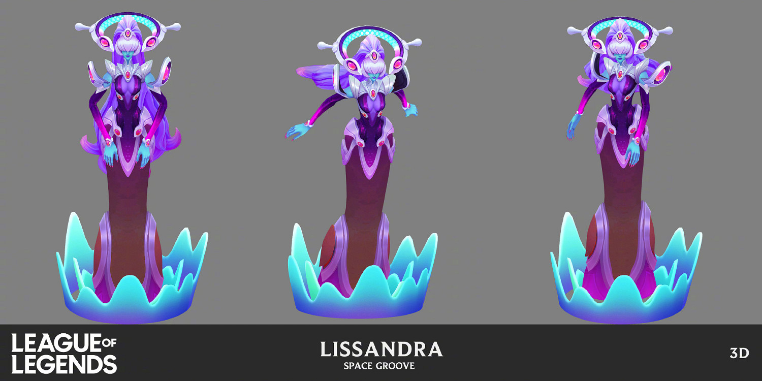 《英雄聯盟》“太空律動”皮膚 娜美概念設計圖公開