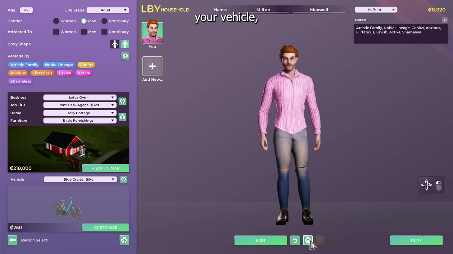 P社模擬人生《你的人生》新影片 人際關係和角色定製