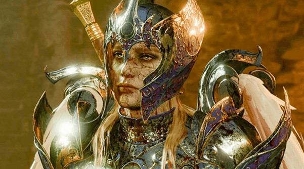 金發高冷女神!國外小姐姐cos《柏德之門3》艾琳女士 金發高冷女神!國外小姐姐cos《柏德之門3》艾琳女士