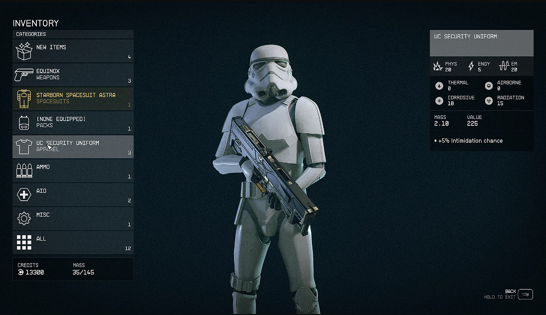 玩家自製MOD將《星空》主城警察換成《星戰》風暴兵