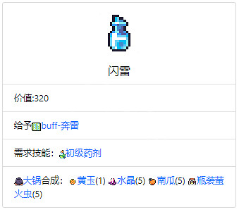 《浮島物語》全藥劑效果一覽 全藥劑合成材料介紹