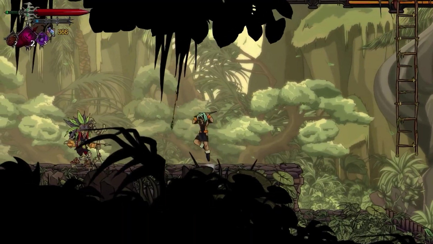 2D橫向銀河惡魔城新作《野蠻人傳奇》公布