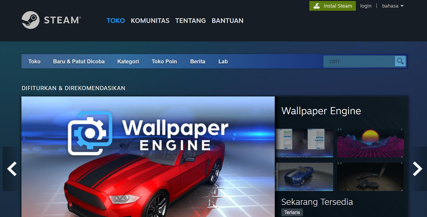 Steam已支援29種核心語言！全頁面新增印度尼西亞語