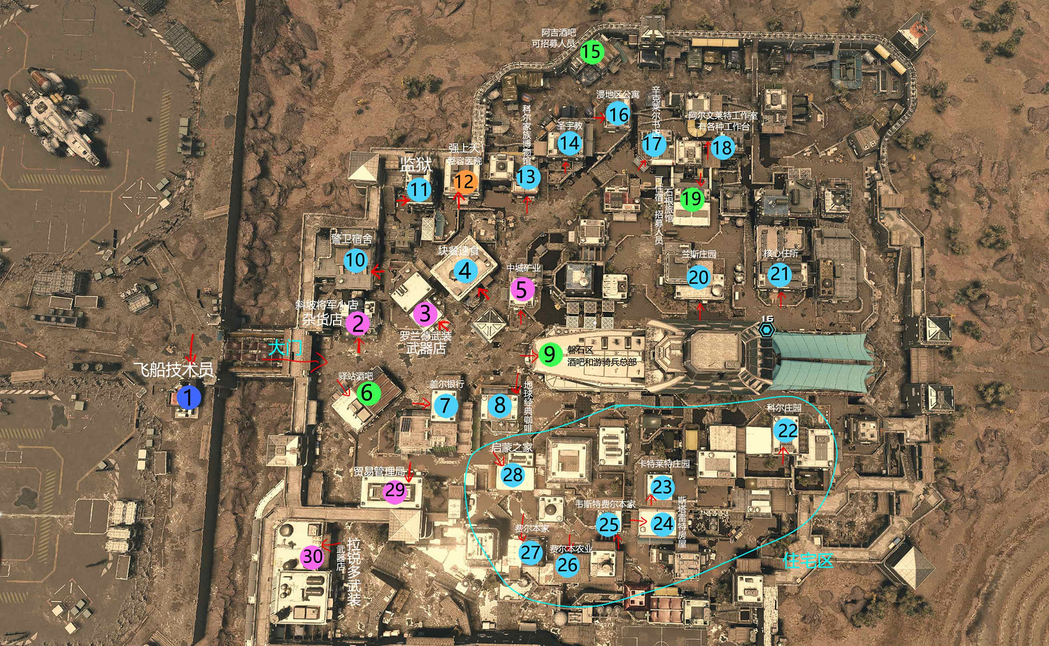 《星空》全城鎮地圖一覽 全城鎮地圖分享 《星空》全城鎮地圖一覽 全城鎮地圖分享