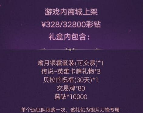 《命運方舟》刀鋒時裝價格介紹