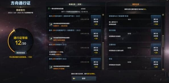 《命運方舟》通行證獎勵一覽