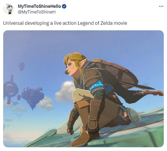 傳聞:環球影業正在製作《薩爾達傳說》真人電影 傳聞:環球影業正在製作《薩爾達傳說》真人電影