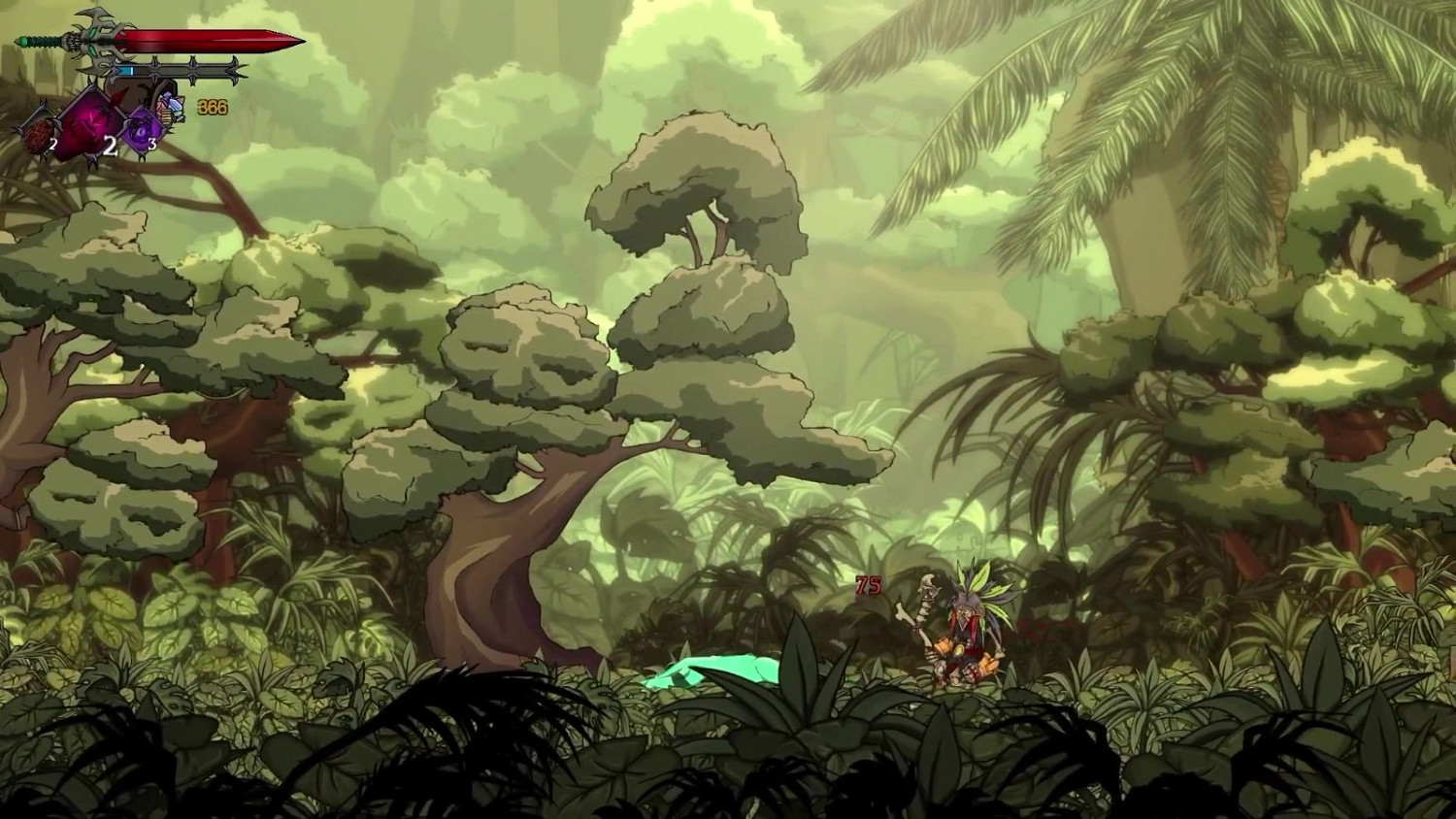 2D橫向銀河惡魔城新作《野蠻人傳奇》公布