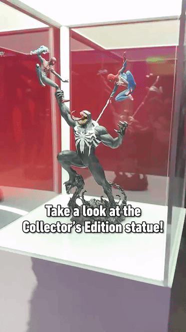 《漫威蜘蛛人2》典藏版毒液雕像實物展示 瑕疵明顯! 《漫威蜘蛛人2》典藏版毒液雕像實物展示 瑕疵明顯!