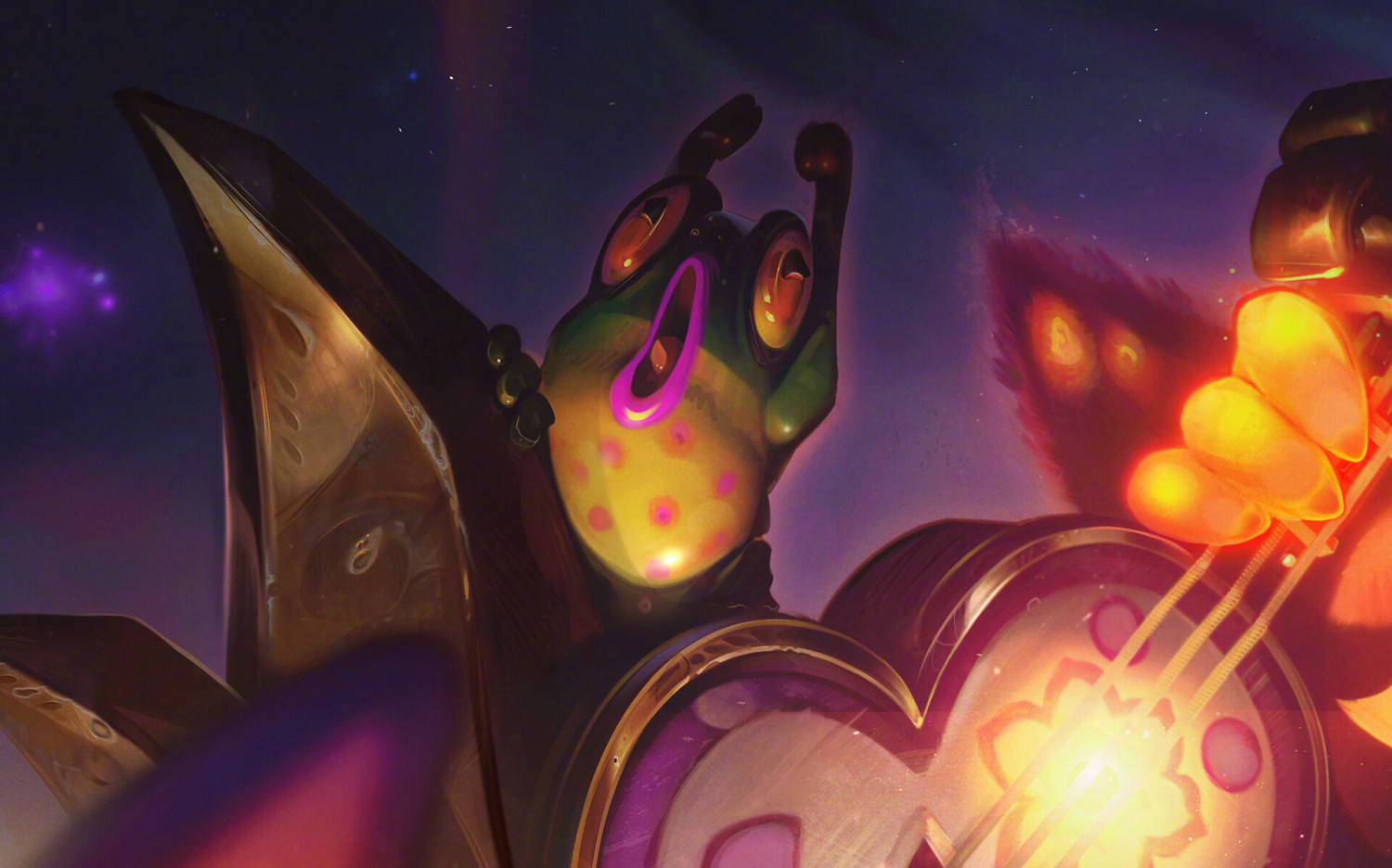 《LOL》“彼岸靈花”系列皮膚原畫 設計稿 圖示公開