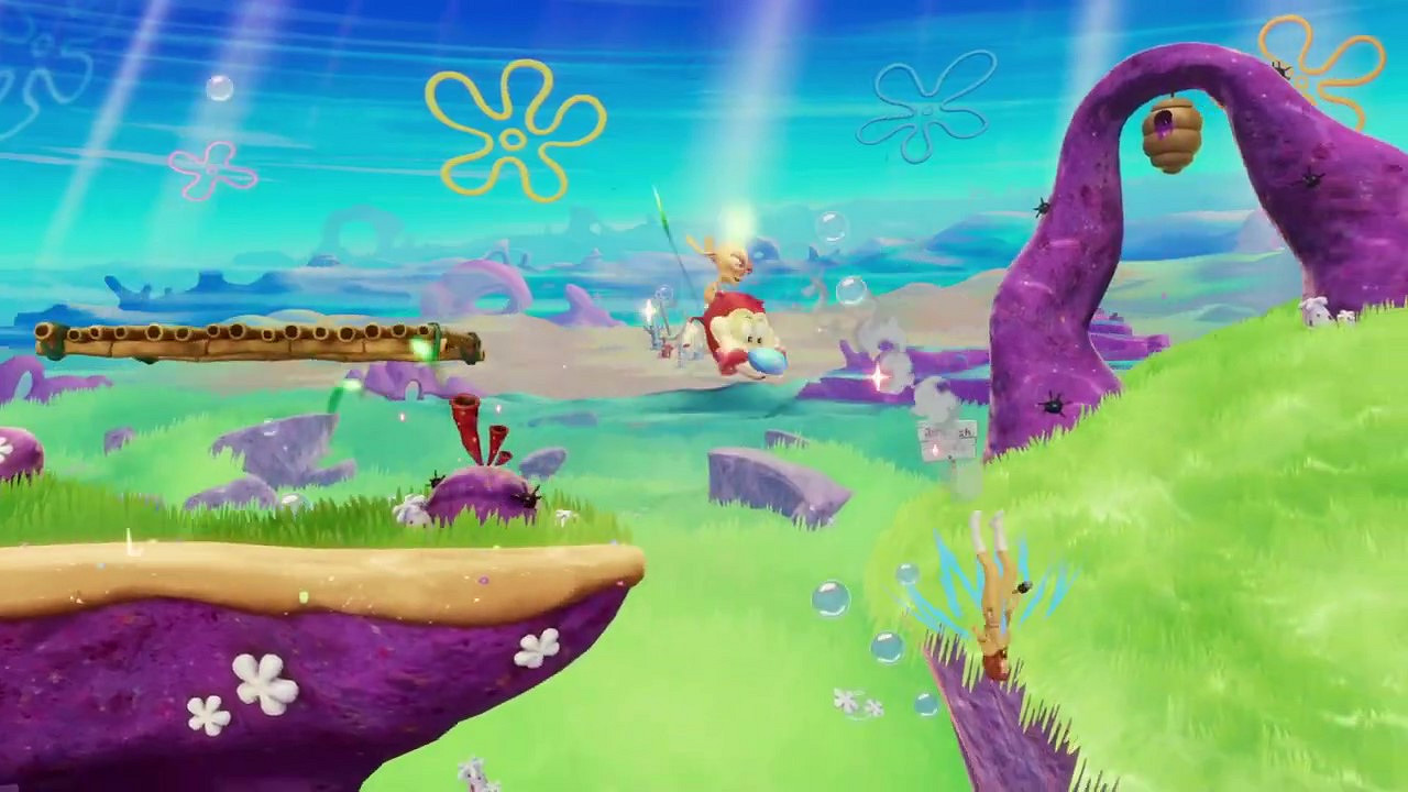 《尼克兒童頻道全明星大亂鬥2》曝萊恩、史丁比實機