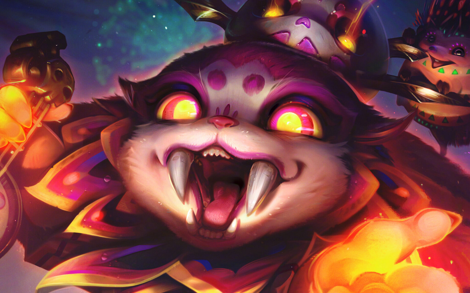 《LOL》“彼岸靈花”系列皮膚原畫 設計稿 圖示公開