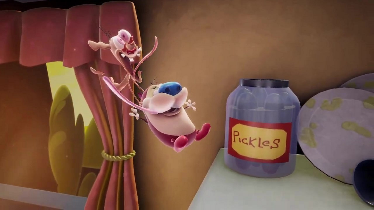 《尼克兒童頻道全明星大亂鬥2》曝萊恩、史丁比實機