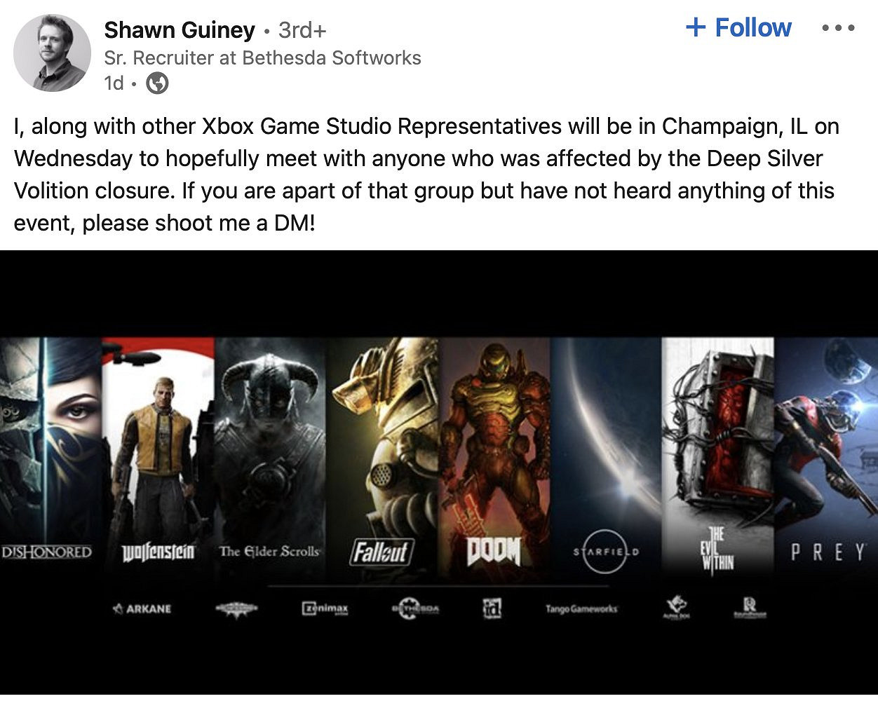 真好!《黑街聖徒》開發商解散 Xbox舉辦活動幫找工作 真好!《黑街聖徒》開發商解散 Xbox舉辦活動幫找工作