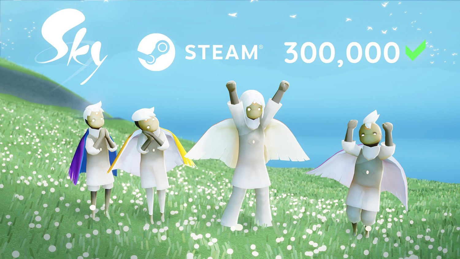 社交冒險遊戲《光遇》Steam願望單數量突破30萬! 社交冒險遊戲《光遇》Steam願望單數量突破30萬!