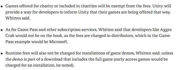Unity收費引起開發商不滿 官方回應:慈善遊戲無需繳費 Unity收費引起開發商不滿 官方回應:慈善遊戲無需繳費