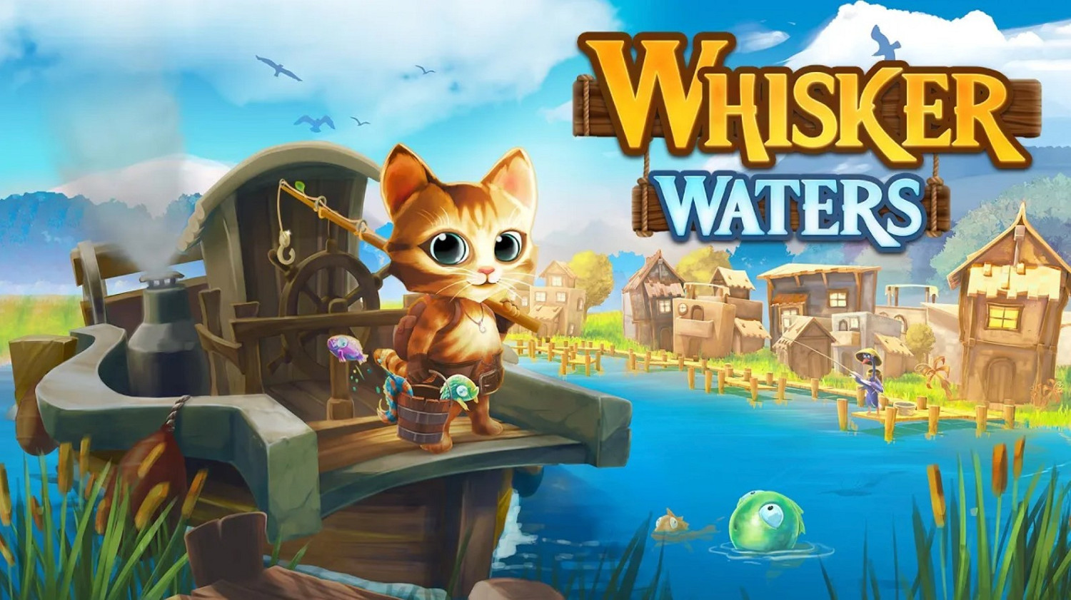 貓咪奇幻釣魚RPG遊戲《鬍鬚水域》公布
