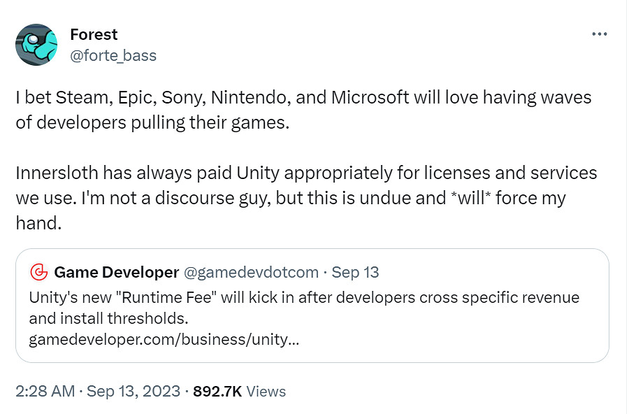 為抵制Uinty《Among Us》開發者稱考慮暫時下架遊戲 為抵制Uinty《Among Us》開發者稱考慮暫時下架遊戲