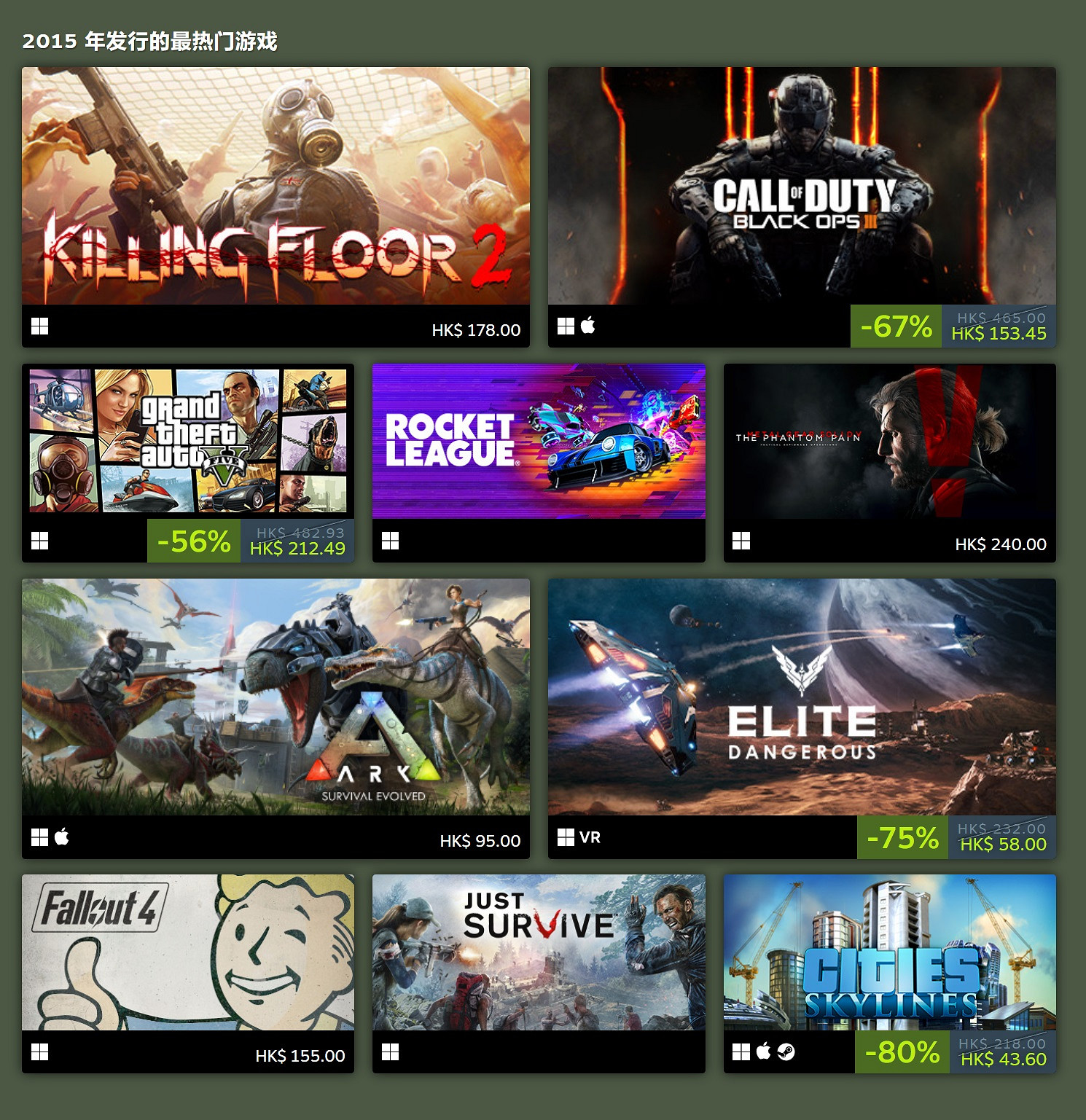 Steam平台喜迎20周年!官方回顧過去每年的熱門遊戲 Steam平台喜迎20周年!官方回顧過去每年的熱門遊戲