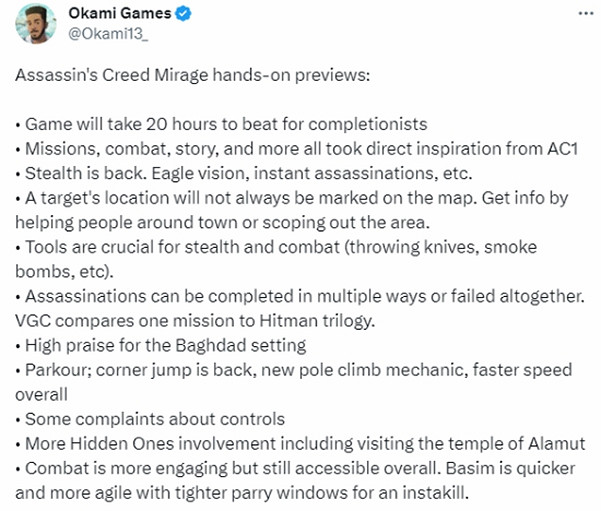 《刺客教條：幻景》特色匯總：暗殺可存在多種方式！