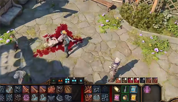 《柏德之門3》進柏德之門後返回說明