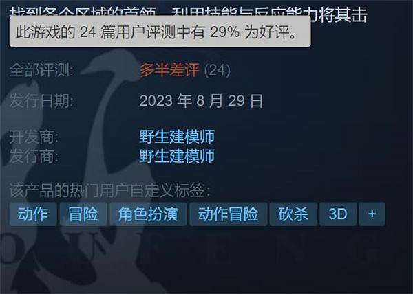 中國大陸研發《隻狼》Steam多半差評！開發者評論區與玩家對噴
