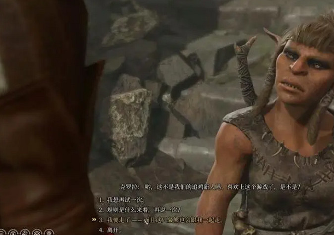 《柏德之門3》收服梟熊方法