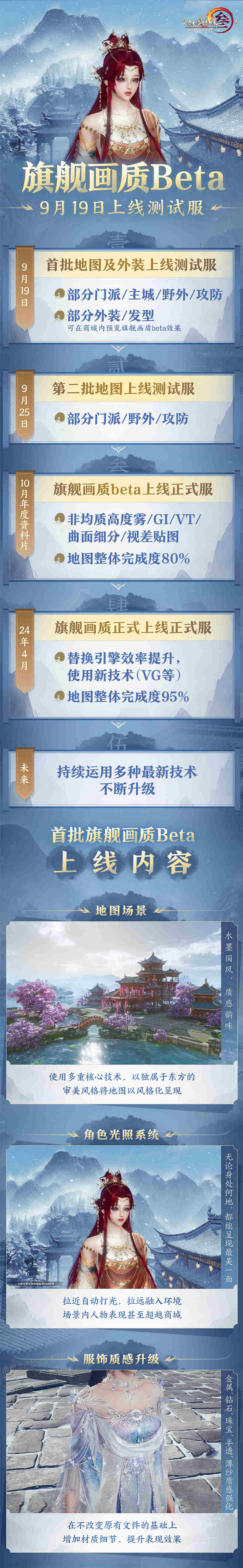 搶先體驗旗艦畫質beta 《劍網3》新資料片三測將開啟 搶先體驗旗艦畫質beta 《劍網3》新資料片三測將開啟