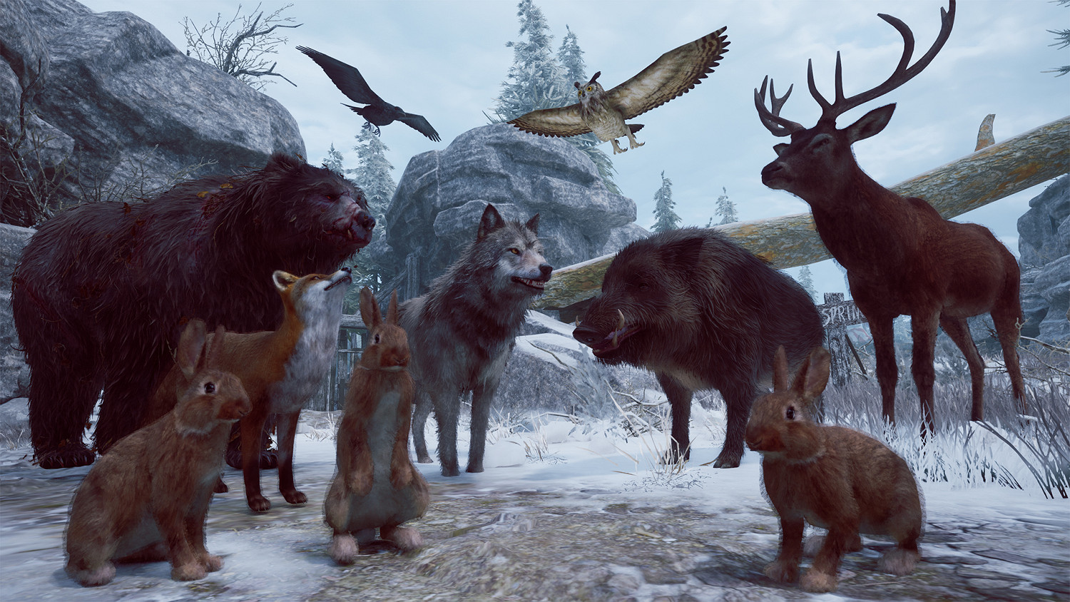 狩獵、建造、豐富的生物，《冬日倖存者》新情報公開