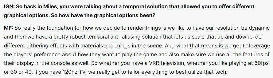 《漫威蜘蛛人2》提供多種畫面幀數模式：均開啟光追