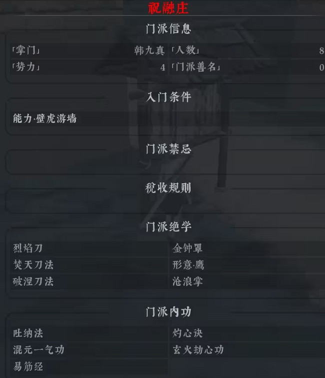 《絕世好武功》門派入門條件匯總 全門派絕學內功及入門條件一覽 《絕世好武功》門派入門條件匯總 全門派絕學內功及入門條件一覽